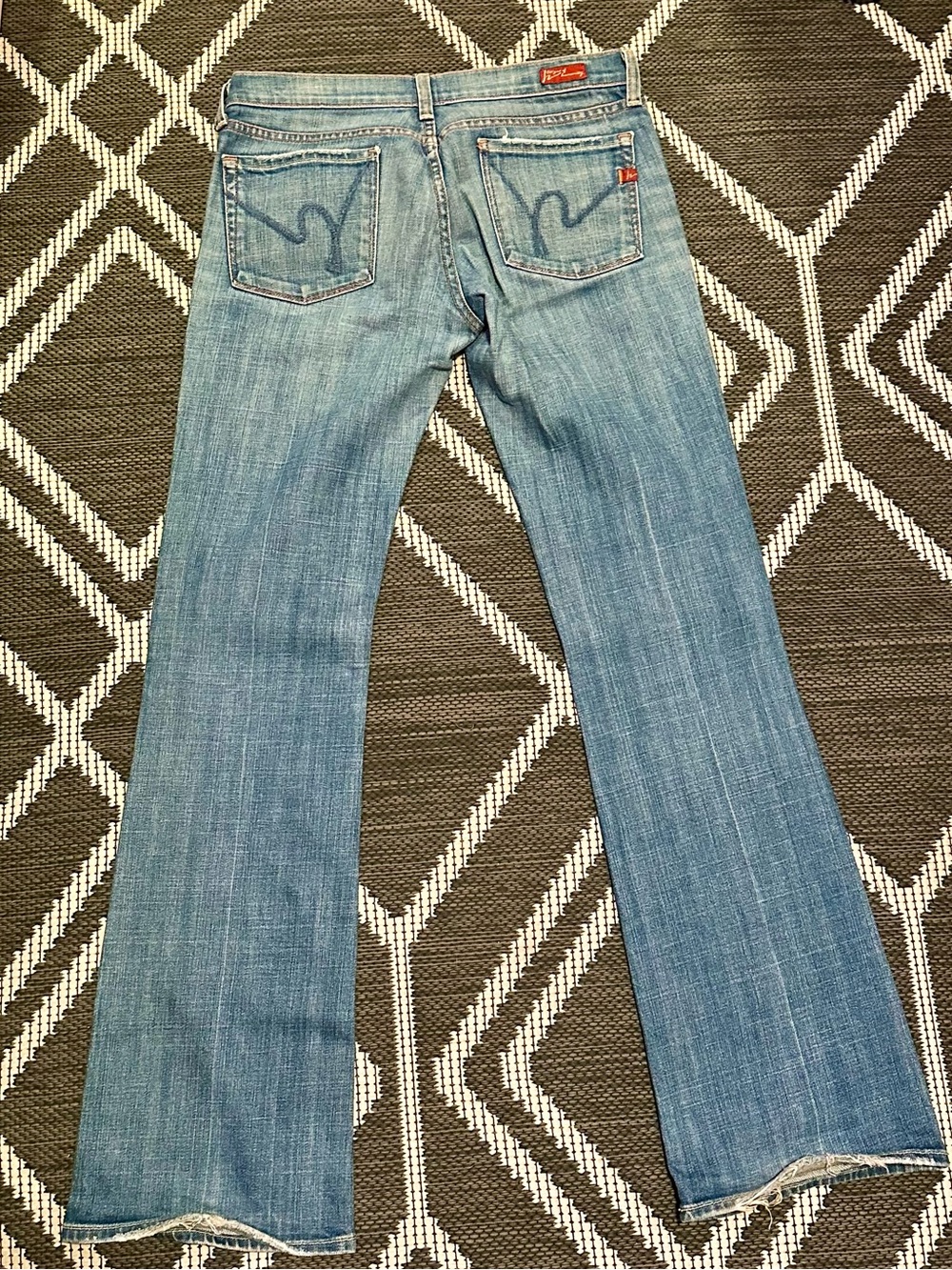 Citizens Of Humanity Light Blue Wide Leg Jeans